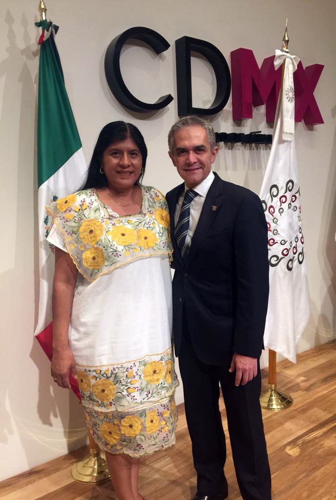 Se reúne Yazmín Copete con&nbsp;Mancera