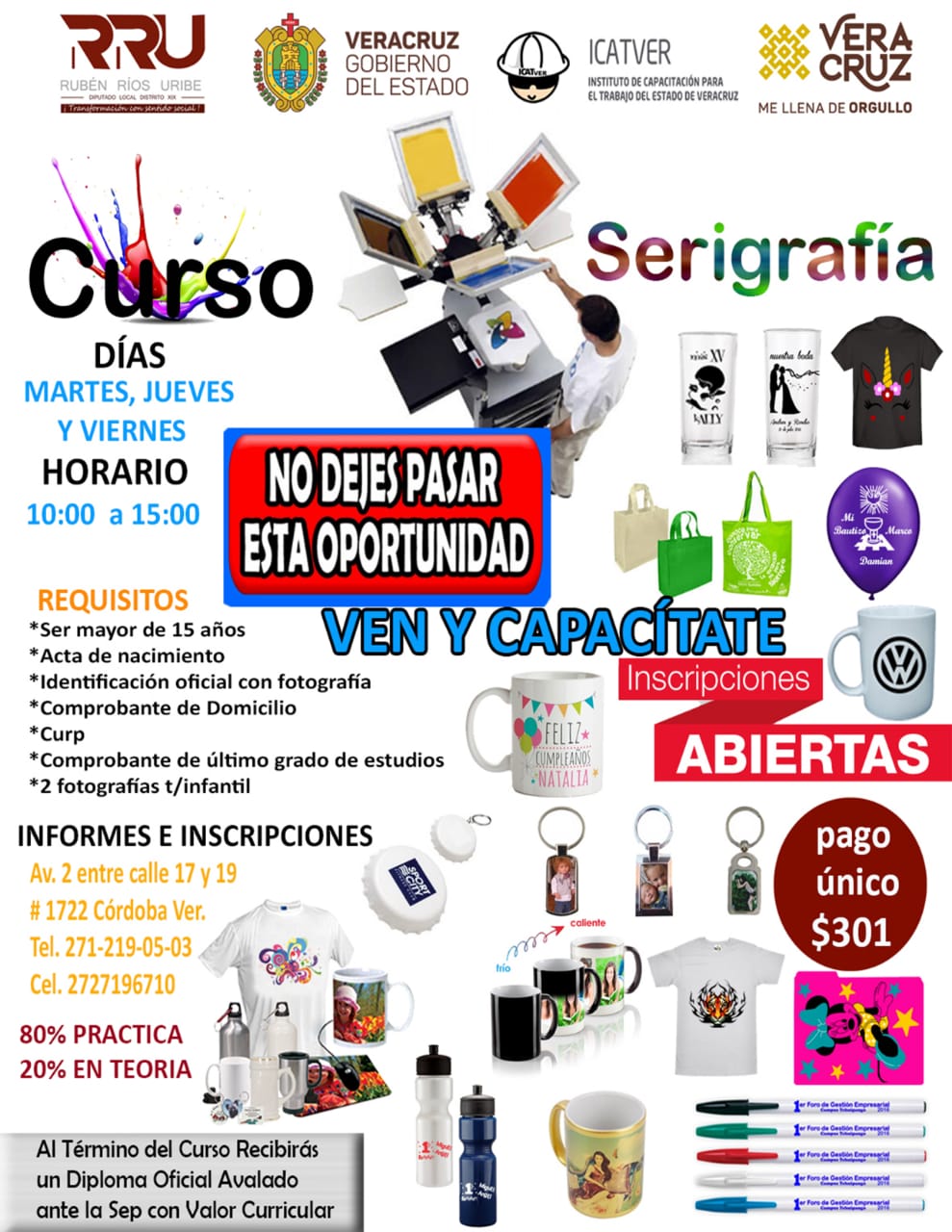 Curso de serigrafía en&nbsp;Córdoba