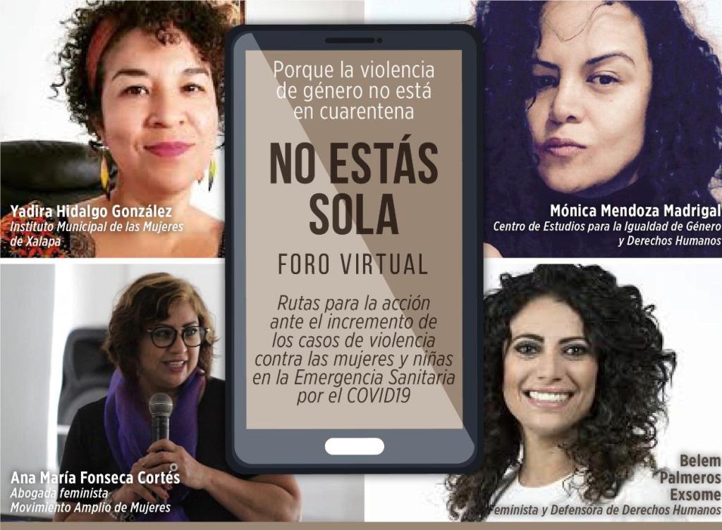 No estás sola, foro virtual&nbsp;feminista