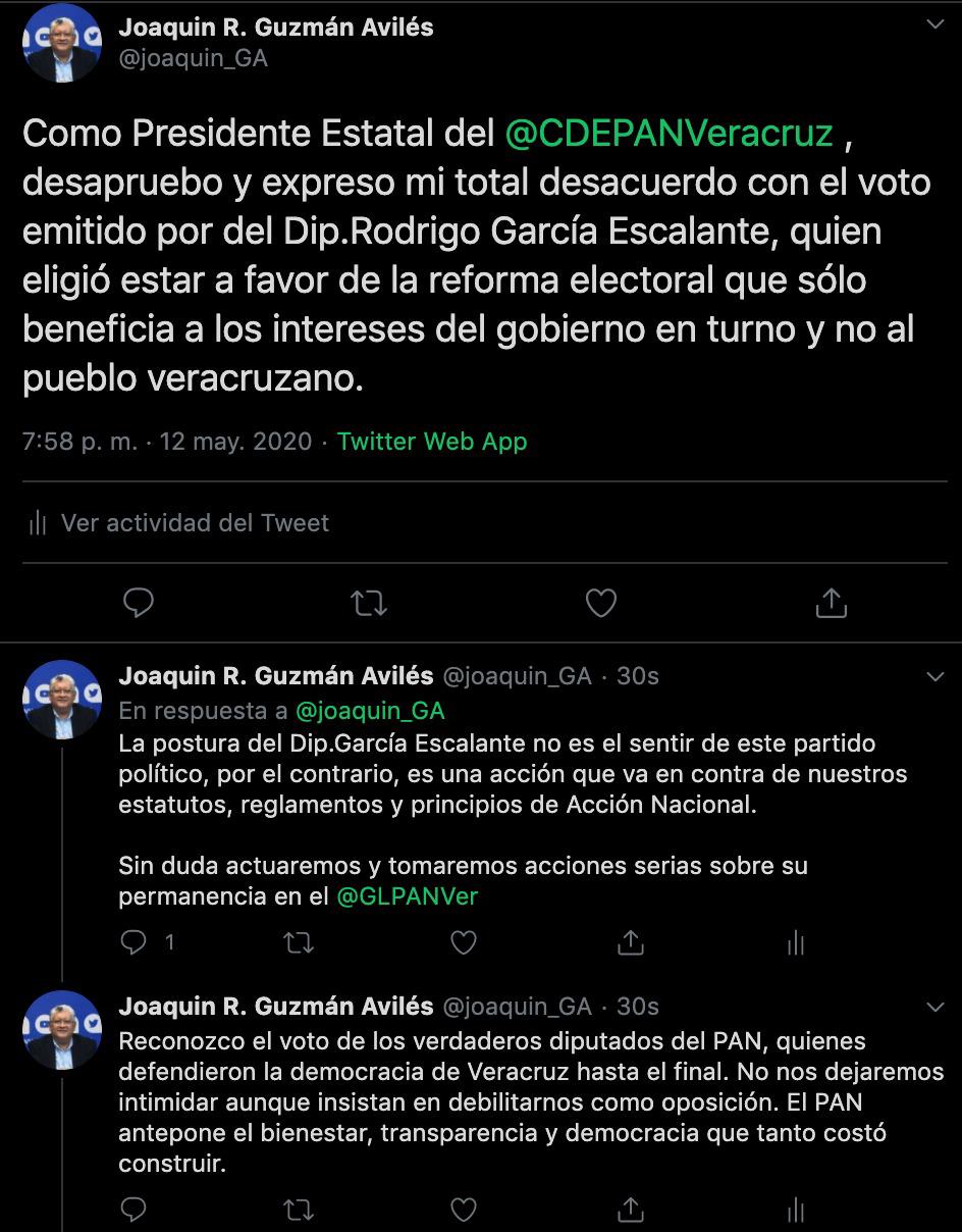 Morena atenta contra la democracia:&nbsp;PAN