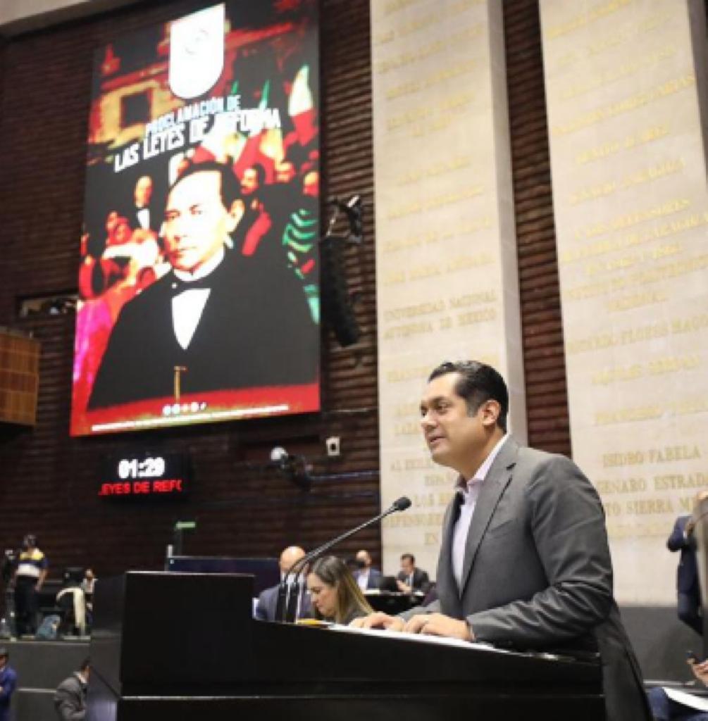 Defiende Sergio Gutiérrez Luna ideales juaristas y de la Cuarta&nbsp;Transformación