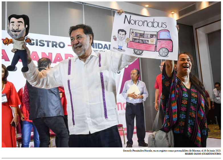 Noroña y la&nbsp;candidatura