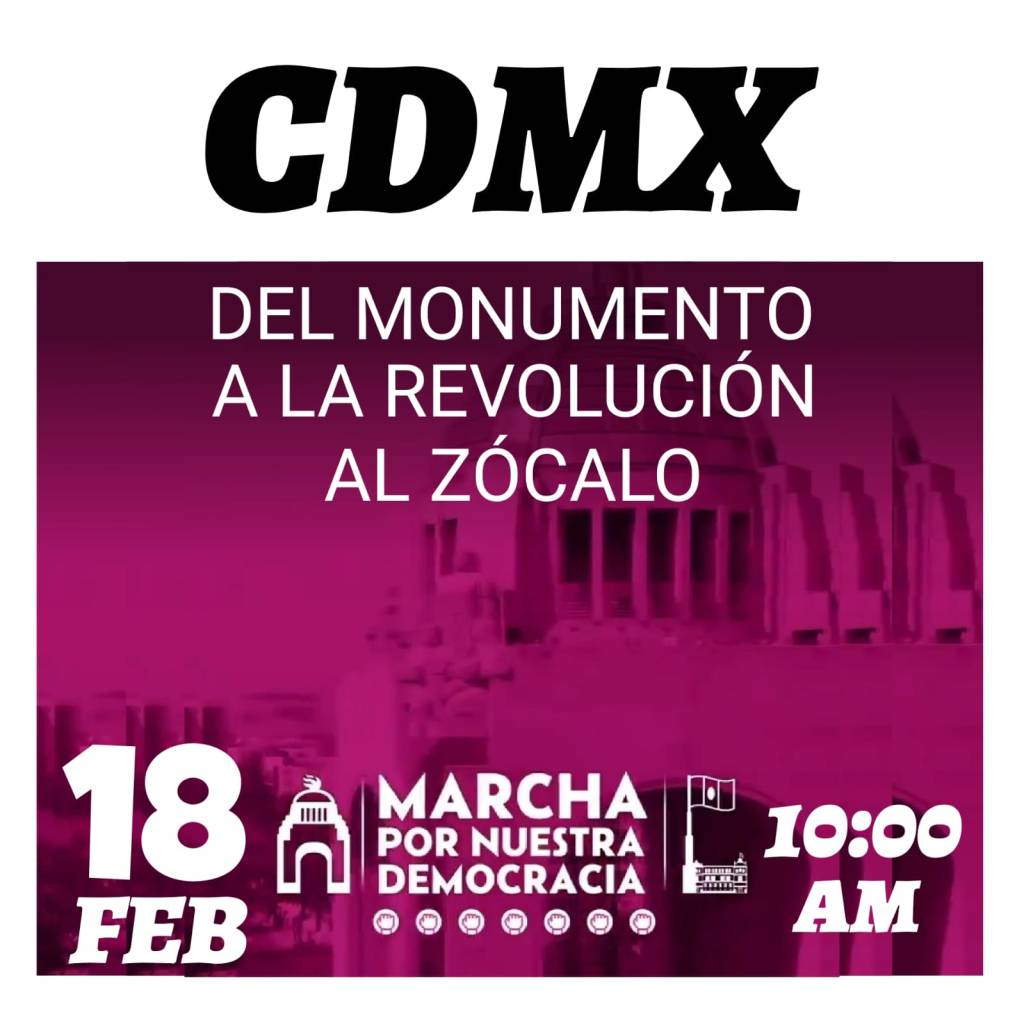 MARCHA POR NUESTRA&nbsp;DEMOCRACIA