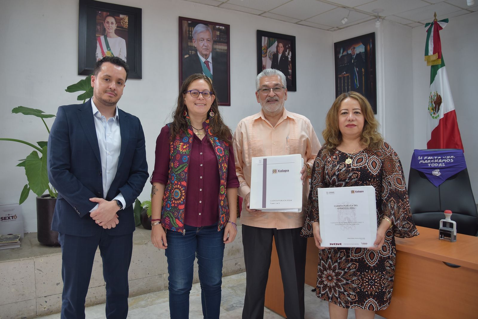 Recibe Congreso local la Cuenta Pública 2024 de Xalapa