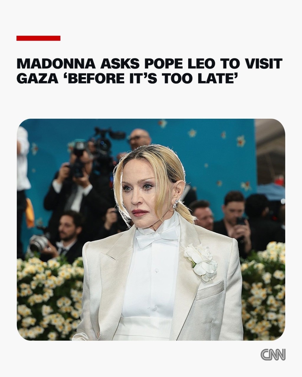Luz para los niños de Gaza:&nbsp;Madonna
