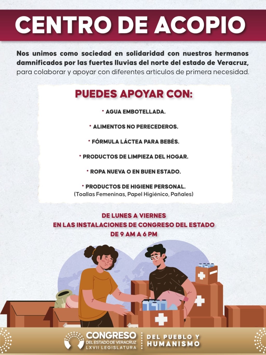Solidaridad legislativa con Poza&nbsp;Rica